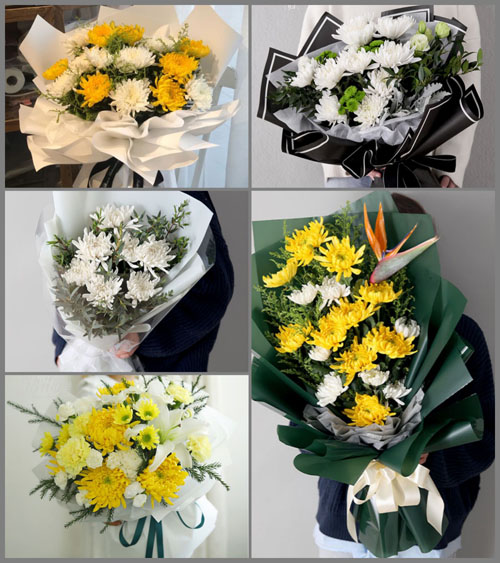 贵州铜仁市松桃县沙坝河乡王普村白事花束代送
